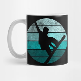 snowboard retro Mug